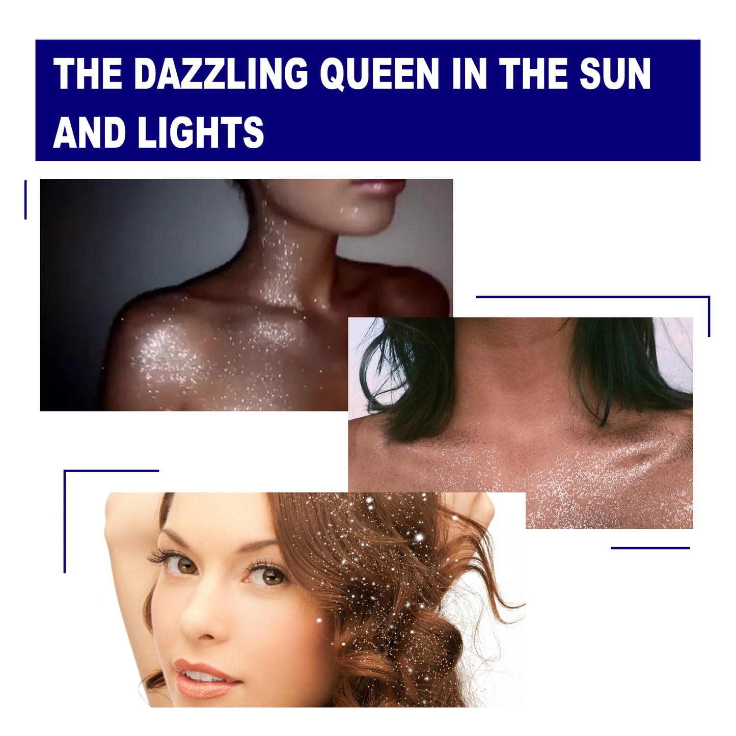 Brightening Glitter Spray Clavicle Hair Halloween Party Nightclub Costume High Gloss Spray Powder